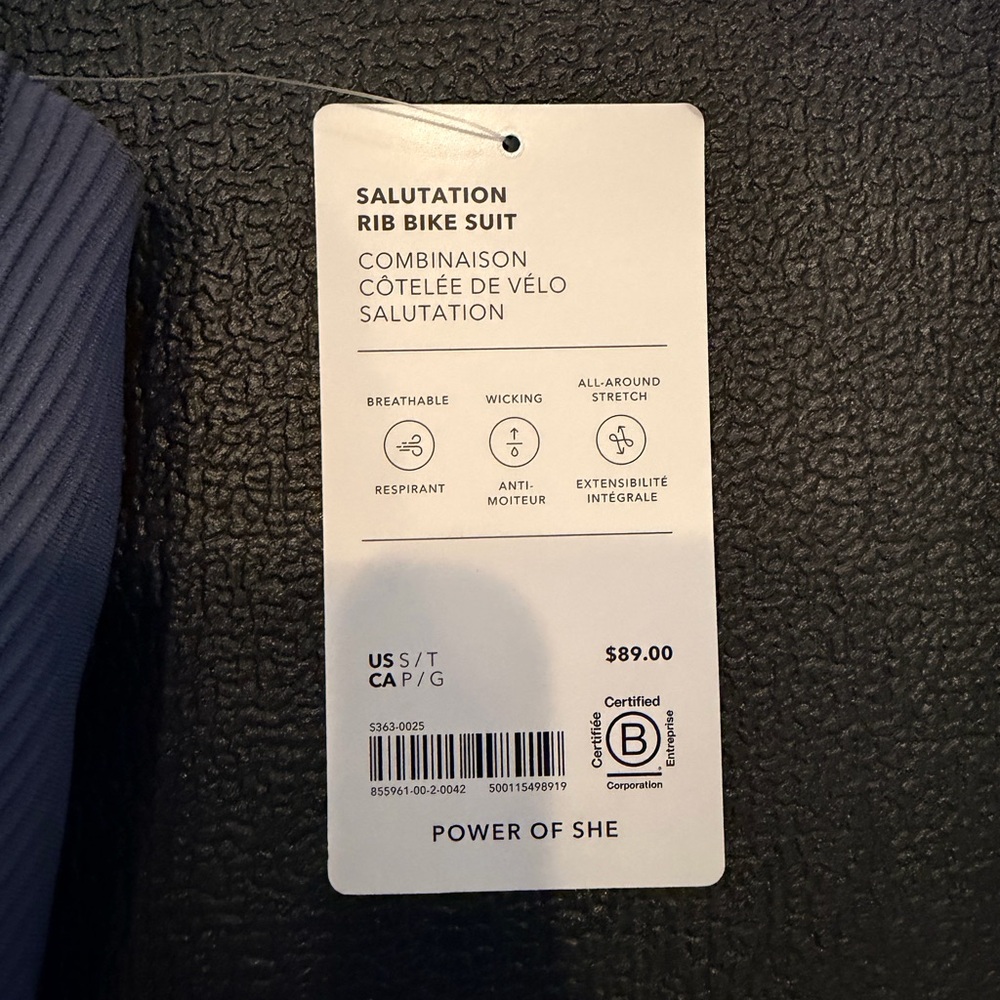 Athleta Granite Blue Jumpsuit Small Tall - Picture 6 of 11